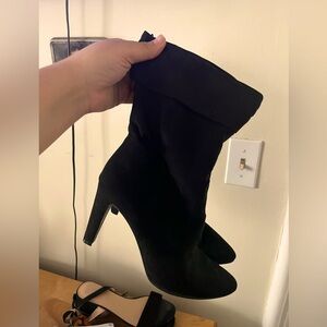 Black heel ankle booties Size 9